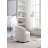 NicBex Swivel Barrel Chair Modern Accent Chair Armchair Comfy Chair Living Room Chair for Reading Room, Bedroom - 4 of 4