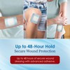 MEDca Sensitive Skin Low Trauma Tape - Blue 1" x 4 yd Rolls, Gentle First Aid Tape for Wounds, Minimal Hair Pulling, Lash Extension Use - 4 of 4