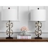 Haley Double Sphere Lamp (Set of 2) - 28 Inch Height - LIT4321 - Antique Silver - Safavieh - 2 of 4