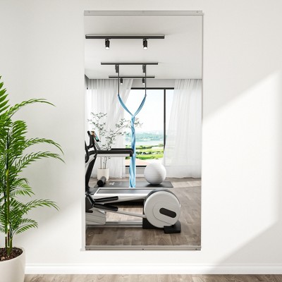 Modern Rectangle Frameless Wall-Mounted Gym Mirror Dance Mirror Yoga Mirror