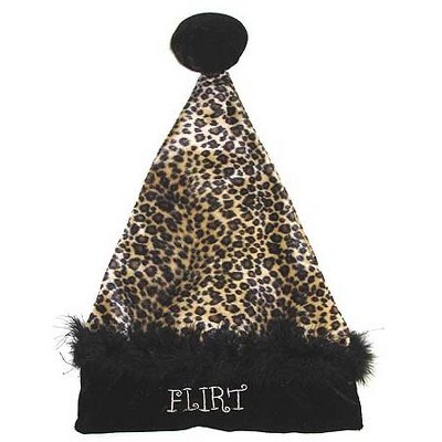 leopard christmas hat