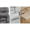 ALEXOUN Swivel Ergonomic Office Chair with Lumbar Support and Footrest & Headrest,Reclining Faux Leather High Back Home Computer Desk Chair - 4 of 4