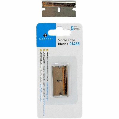 Sparco Single Edge Replacement Blades 5/PK Silver 01485