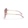 Coach HC8320 55mm Woman Square Sunglasses Pink Gradient Lens - 3 of 4
