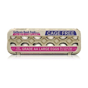 California Ranch Fresh Large Eggs - 24oz/12ct - 1 of 1