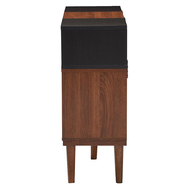 Anderson Mid-century Retro Modern Wood Sideboard Storage Cabinet - Oak/Espresso - Baxton Studio, 5 of 7