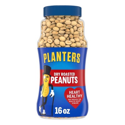 Planters Heart Healthy Dry Roasted Peanuts - 16oz