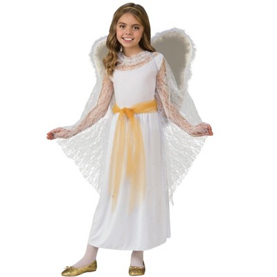 Rubies Deluxe Lace Girls Angel Costume Small : Target