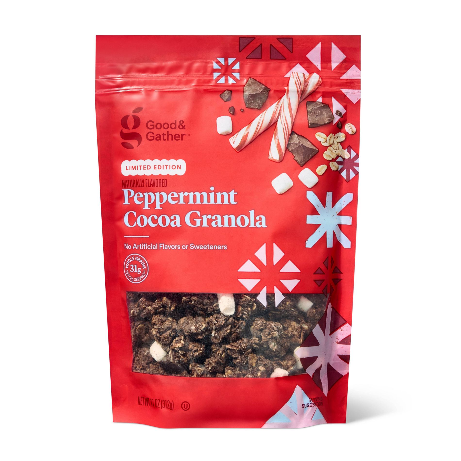Naturally Flavored Peppermint Cocoa Granola - 11oz - Good & Gather™