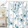 LunaLulinlk Blue Eucalyptus Fabric Shower Curtain - 3 of 4