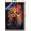 Trends International Wumples - Cosmic Deer Framed Wall Poster Prints - 3 of 4