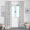 Bacati - Woodlands Animals Beige/Grey Curtain Panel - 3 of 4