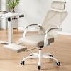 NicBex Ergonomic Office Chair with Adjustable Lumbar,Mesh Recline Office Chair with Headrest,Footrest,Swivel Desk Chair for Home,Study Room - 2 of 4