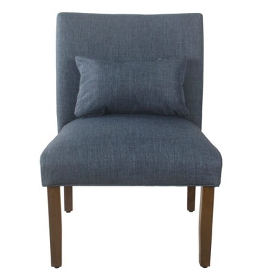 Blue velvet chair discount target