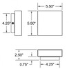 Access Lighting Strand 2 - Light Wall Light in  Black - 2 of 4