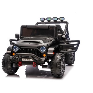 24V Ride on Toys for Kids, 2 Seater Electric Ride on Car w/Remote Control, 4 Powerful Motors, 4WD/2WD, 3 Speeds, Bluetooth, for Kids Toddler - 1 of 3