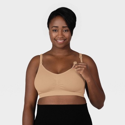 Va Bien Seamless Nursing Bra (602) 32DDD/Black at  Women's