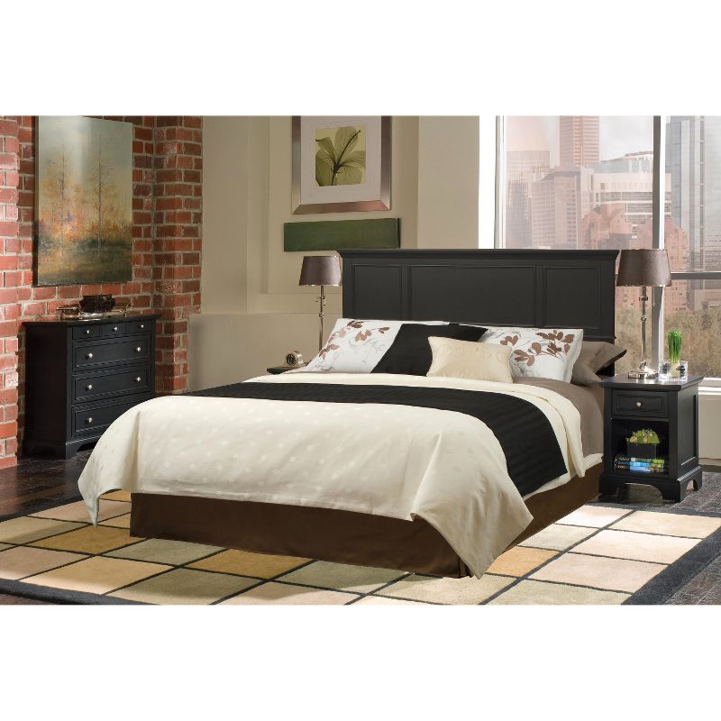 3pc Queen Bedford Bedroom Set Black - Home Styles, 6 of 7