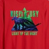 Men's - How to Train Your Dragon - Night Fury Light Up The Night Long Sleeve Graphic T-Shirt - 2 of 3