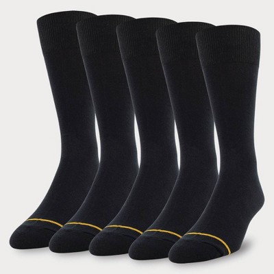 Gold toe men's 3 pack 2025 micro flat knit crew socks