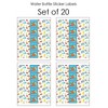 Big Dot of Happiness Under the Sea Critters - Baby Shower or Birthday Party Water Bottle Sticker Labels - Set of 20 - 3 of 4