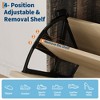 Shoe Storage Organizer with 2 Flip Lids & 1 Drawer & Adjustable Shelves, Freestanding Narrow Shoe Cabinet - 4 of 4