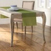 Slickblue 14"x108" Linen-Look Table Runner – Polyester Poplin, Wrinkle-Resistant, Serged Edge Finish, 41 Color Options - 2 of 3