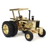 ERTL Gold Chrome Chase Unit 1/32 Farmall 1206 w/ ROPS, Rear Duals & 3-point Hitch, 2023 Farm Show- Age 14+ 44307-Gold - 2 of 4