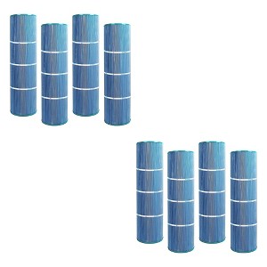 Hurricane 8 Pack Elite Aseptic Pool Filter Cartridge Replacement for PA100N, Unicel C-7487, Filbur FC-1270, Super-Star-Clear C4000, SwimClear C4020 - 1 of 4