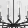 Quorum Lighting Harbin 10 - Light Chandelier in  Textured Black - 2 of 4