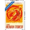 Trends International Marvel Fantastic Four: First Steps (2025) - Johnny Storm Is The Human Torch Unframed Wall Poster Prints - 3 of 4