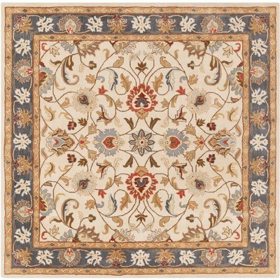 Mark & Day Paris 8'x8' Square Tufted Indoor Area Rugs Tan