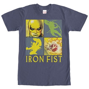 Men's Marvel Iron Fist Four Square T-Shirt - 1 of 4