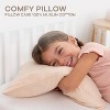 Toddler Pillow with Muslin Pillowcase, 13"x18", Kids Pillow for Sleeping by Comfy Cubs - 1 Pack - 3 of 4