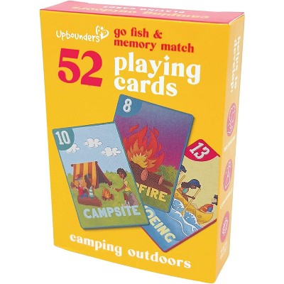 Upbounders Camping Outdoors - Go Fish! Playing Cards, Card Games, Ages 4+