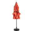 10FT 3-Tier Auto-Tilt Outdoor Umbrella, Aluminum Patio Table Umbrella for Market, Pool, Deck (Base Not Included) - Maison Boucle - 3 of 4