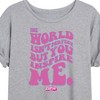 Women's - Barbie - You Inspire Me Oversized Graphic T-Shirt - 2 of 4