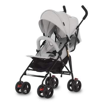 Dream On Me Vista Moonwalk Stroller Lightweight Infant Stroller, Light Gray