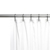 Carnation Home Fashions 8 Gauge Vinyl Shower Curtain Liner with Weighted Magnets and Metal Grommets - 72x72" - 2 of 3