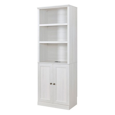NicBex 3 Shelves File Cabinet with 1 Cabinet,Office Cabinet with Tier-Shelving Design,Vertical Storage Cabinet,Filing Cabinet for Home Office
