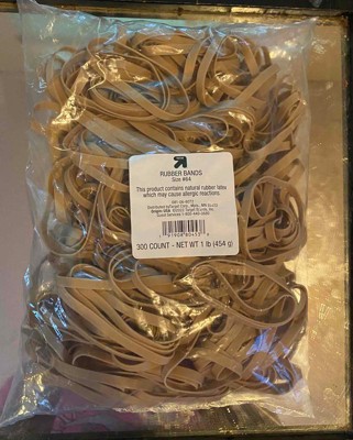 300ct Rubber Bands Size 64 3-1/2'' X1/4'' Tan - Up & Up™ : Target