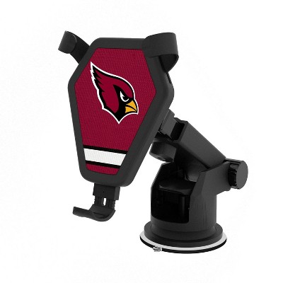 Keyscaper Arizona Cardinals Stripe 10-Watt Wireless Car Charger