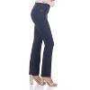 Rekucci Women's Secret Figure Straight Pant with Tummy Control - 2 of 4