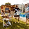 Heavy Duty Stainless Steel Work Table, Adjustable Height Utility Table for Home, Garage, and Restaurant Use - 2 of 4