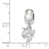 Black Bow Jewelry Sterling Silver Georgia Tech Yellow Jackets NCAA Bead Charm - 3 of 4