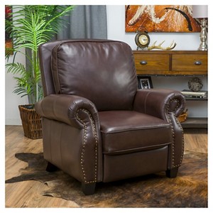 Torreon Faux Leather Recliner Club Chair - Christopher Knight Home - 1 of 4
