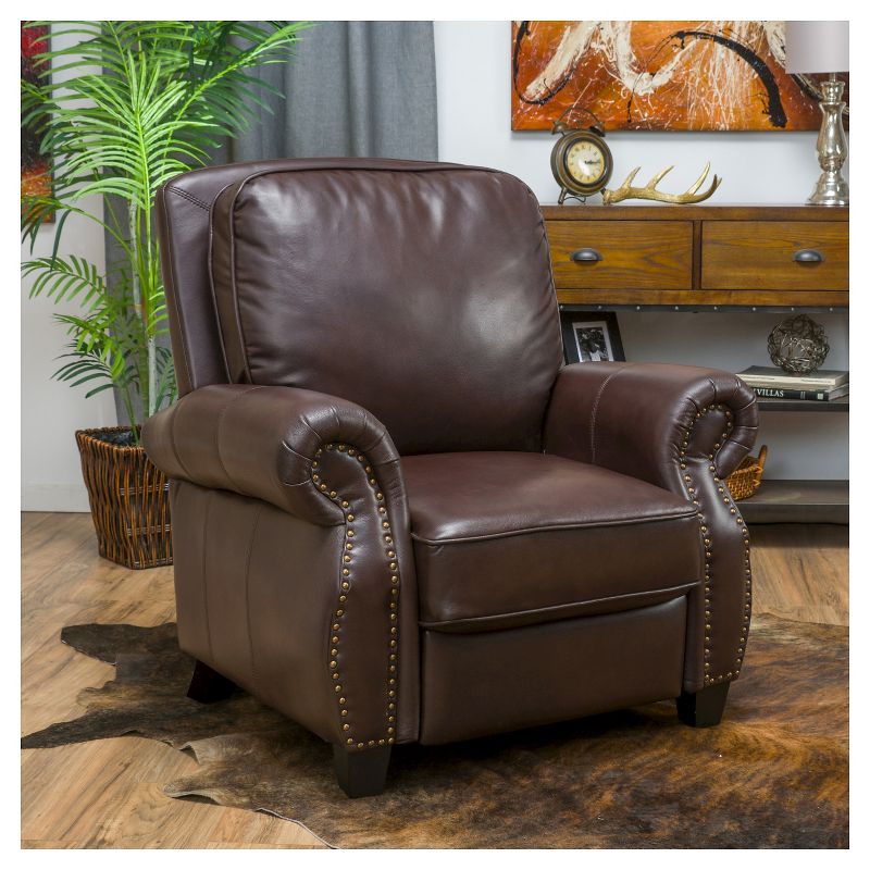 Torreon Faux Leather Recliner Club Chair - Christopher Knight Home, 3 of 11