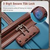 BEAFUP Hardshell Luggage Sets,  20"+24" Set of 3 Luggages and Cosmetic Case Spinner Suitcase with TSA Lock Lightweight - 4 of 4