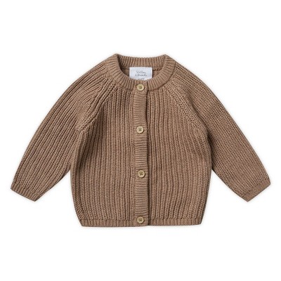 Stellou Friends 100% Cotton Chunky Ribbed Knitted Cardigan for