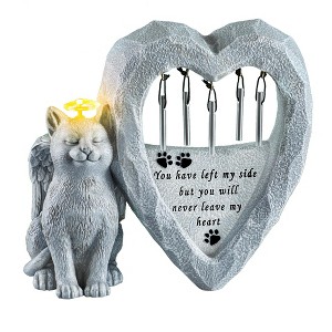 Collections Etc Solar Pet Memorial Windchimes - 1 of 3